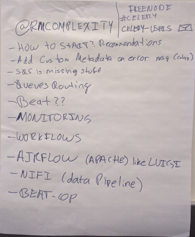 Celery Open Space Notes